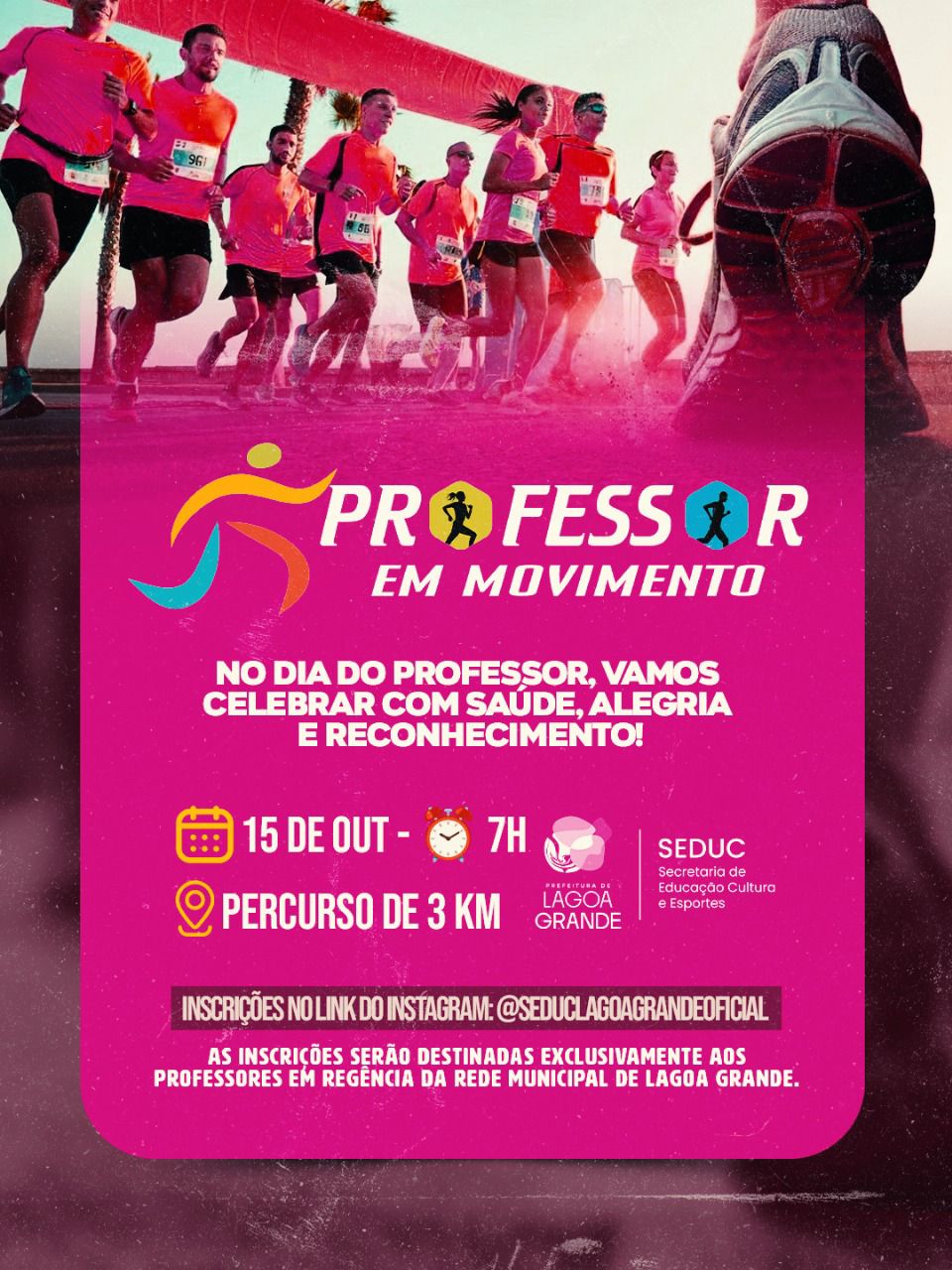 Prefeitura de Lagoa Grande promove programação especial para os docentes da rede municipal com o projeto: “Professor em Movimento” - Prefeitura de Lagoa Grande